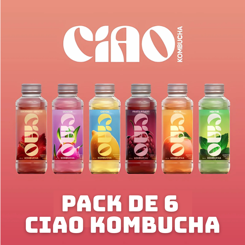 Ciao Kombucha - Pack de 6